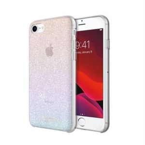 Kate Spade New York Apple iPhone SE 8/7/6/6s Hardshell Case Ombre Glitter